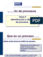 2. Identificación y diseño de procesos