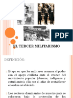 El Tercer Militarismo