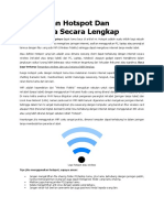 Pengertian Hotspot Dan Fungsinya Secara Lengkap