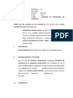 Demanda de Exoneracion de Alimentos