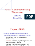 Module 4 Entity Relationship Diagramming: ISMG6080 Zhiping Walter