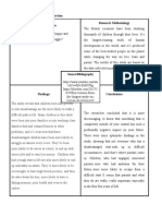 Activity 4. Research Connection Research Problem Research Methodology