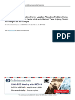 Solving Multiple Distribution Center Location Allocation Problem Using Kmeans Algorithm and Center of Gravity Method Take Jinjiang District of Chengdu as an ExampleIOP Conference Series Earth and Environmental Science