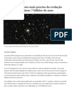 Projeto faz retrato mais preciso da evolução cósmica nos últimos 7 bilhões de anos – Mensageiro Sideral