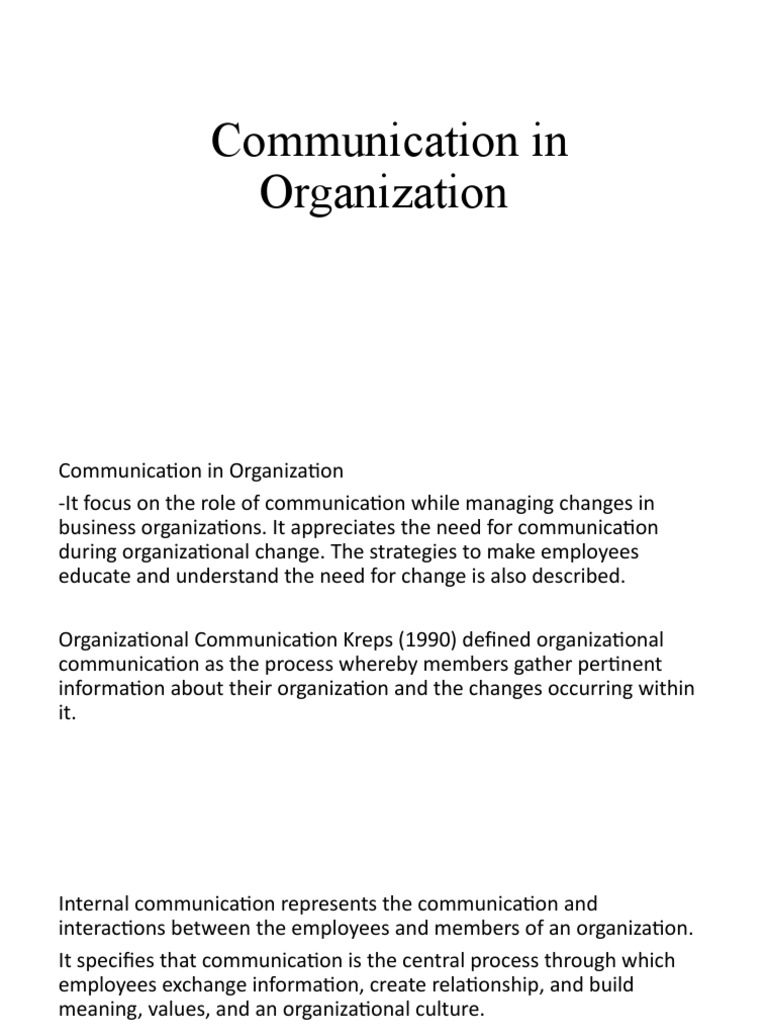 #14 Communication in Organization | PDF | Motivation | Motivational