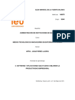 Actividad 3. - Software y Aplicaciones Que Ayudan A Mejorar La Productividad Empresarial