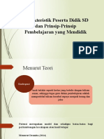 Modul 4 Karakteristik Peserta Didik SD Dan Prinsip Pembelajaran Mendidik