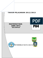 Matematika Paket p04 2013