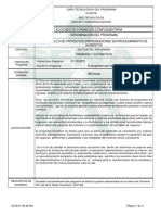 DESARROLLO DE PROYECTOS EMPRENDEDORES EN PROCESAMIENTO DE ALIMENTOS - VERSION 1 - 260 HORAS (Platano)