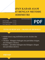 Penetapan Kadar Asam Askorbat Dengan Metode Iodimetri - K10 RPB 2015