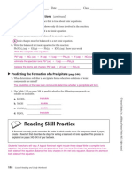 Reading Skill Practice: CHAPTER 11, Chemical Reactions (Continued)