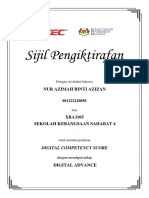 NUR AZIMAH BINTI AZIZAN DCS Cert