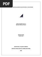 Formato de Capacitación y Capacitador