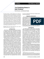 Rational Approach For Predicting Stress in Beams With Unbonded Tendons