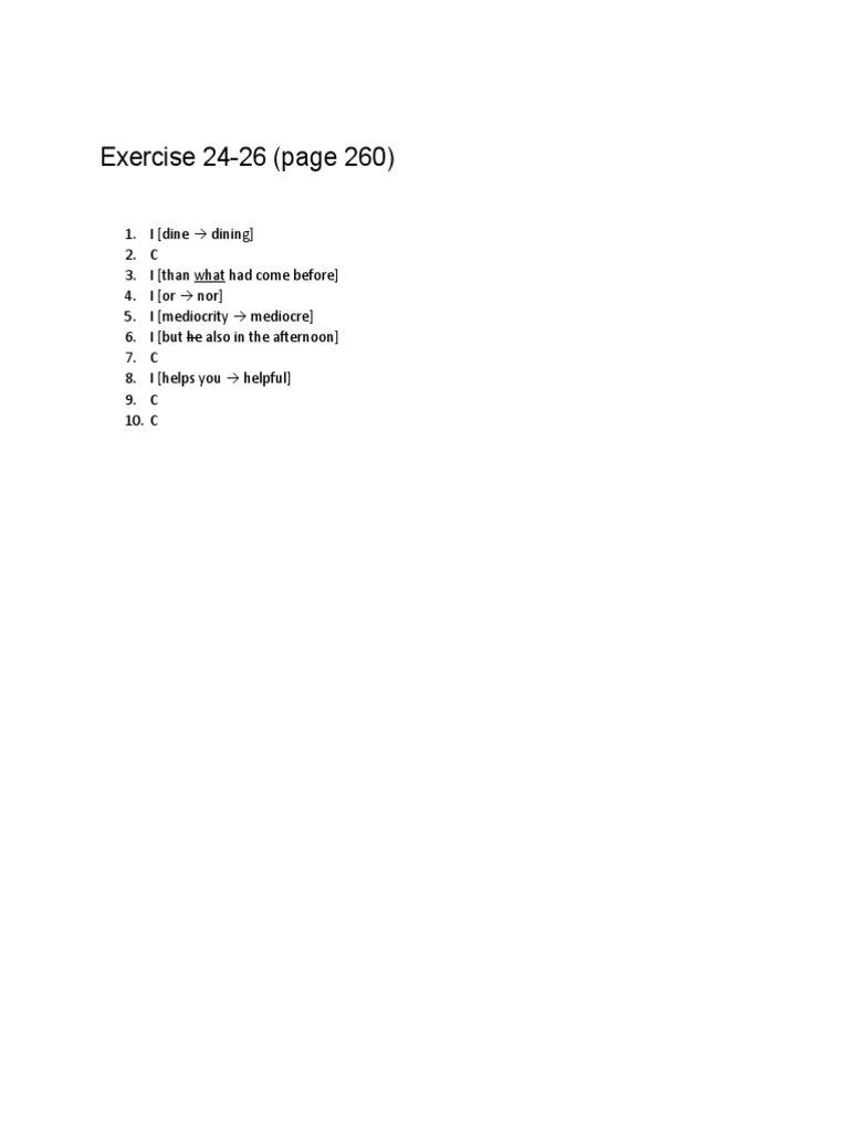 Exercise 24-26 Answers and Corrections | PDF