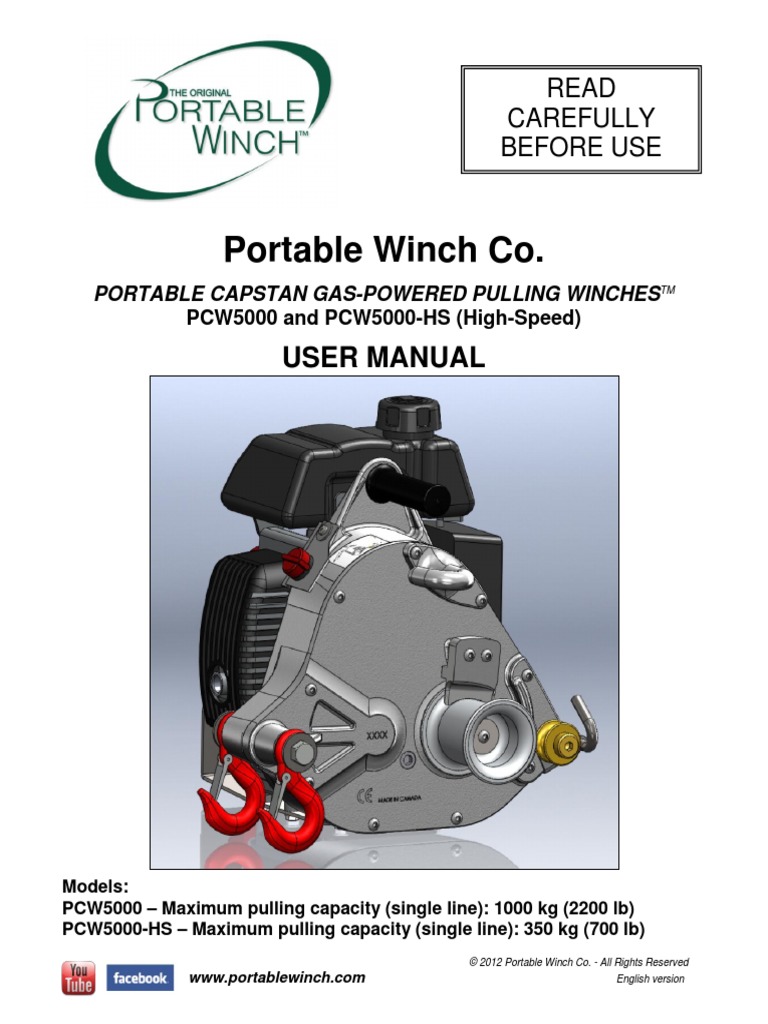 Tug Winch Manual PDF Rope Knot