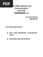 CSE 1004: Network and Communication (L23+L24) Assessment - 2