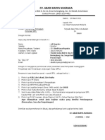 Permohonan Pengajual SPPL Cv. Abadi Karya Nugraha