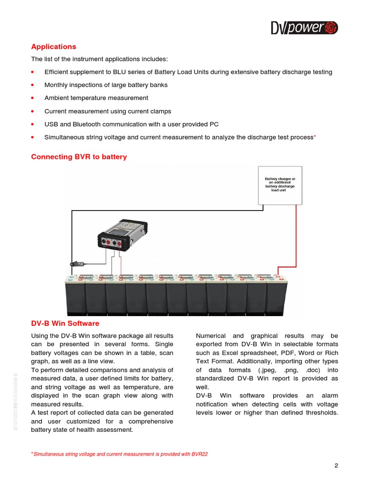 Battery Testing and Monitoring Solutions | PDF | Application Software ...