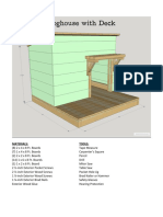 Doghouse With Deck
