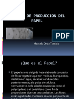 Proceso de Produccion Del Papel