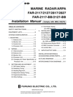FARUNO RADAR 2XX7 Installation Manual