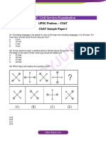 CSAT Sample Paper I1