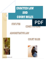 Enacted Law and Court Rules Lesson 3