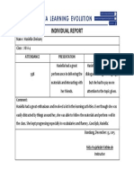 Individual Report SLE