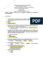 Prueba Corta Derecho Informatico 2021 Universidad Mariano Glvez de Guatemala