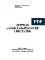 Evaluación de Proyectos en la UTM: Apuntes del Curso