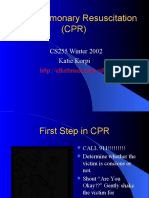 CPR Steps for Adults and Infants