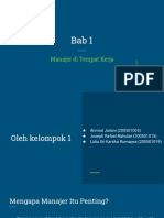 BAB 1 - Manajer Di Tempat Kerja - Kelompok 1