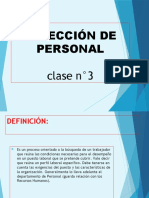Clase 3 SELECCION DE PERSONAL