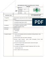 PDF Sop Mengukur Berat Badan Dan Tinggi Badandocx