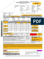 Electricity bill details for April 2021