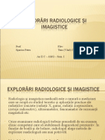 Explorari Radiologice Si Imagistice - Tinu (Vlad) Cristina Georgiana