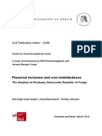 Financial Inclusion and Over-Indebtedness: SLE Publication Series - S258