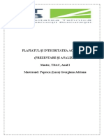 Plagiatul Și Integritatea Academică