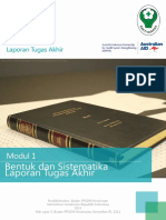 Modul - 1 - Bentuk Dan Sistematika Laporan Tugas Akhir