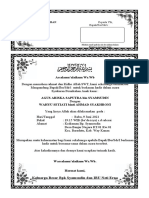 Contoh Undangan Aqiqah Docx