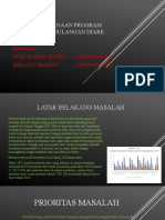 Perencanaan Program Penanggulangan Diare