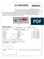 Digital Resistance Meter - Innova I63C