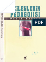 Paulo Freire - Ezilenlerin Pedeagojisi - Ayrıntı Yay-1995