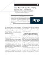 Dentin-Enamel Adhesives in Pediatric Den