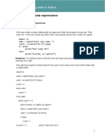 Python Skills Worksheet 4 Regular Expressions