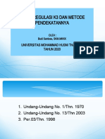 Aspek Regulasi K3 Dan Metode Pendekatannya