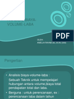 Analisis Biaya, Volume Dan Laba