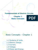Fundamentals of Electric Circuits - Basic Concepts Chapter 1