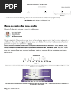 Room Acoustics For Home Audio